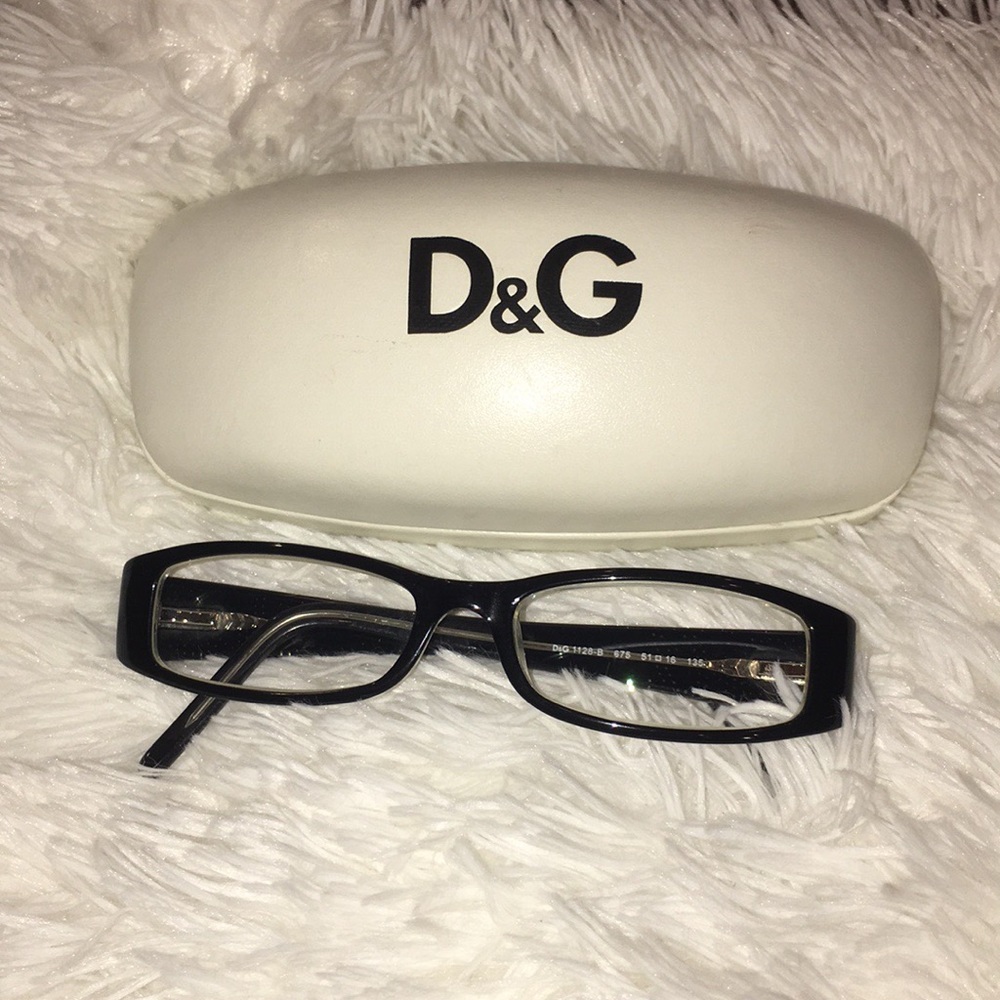 D&G sparkly prescription glasses